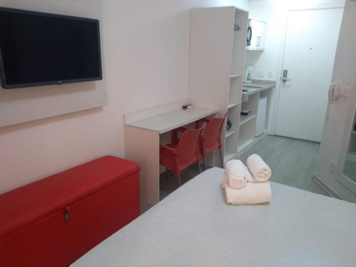Studio Aconchego, Proximo A Rua Da Consolacao, Aos Metros Republica E Anhangabau, Com Ar Condicionado, Piscina, Academia, Wifi E Varanda São Paulo Kültér fotó